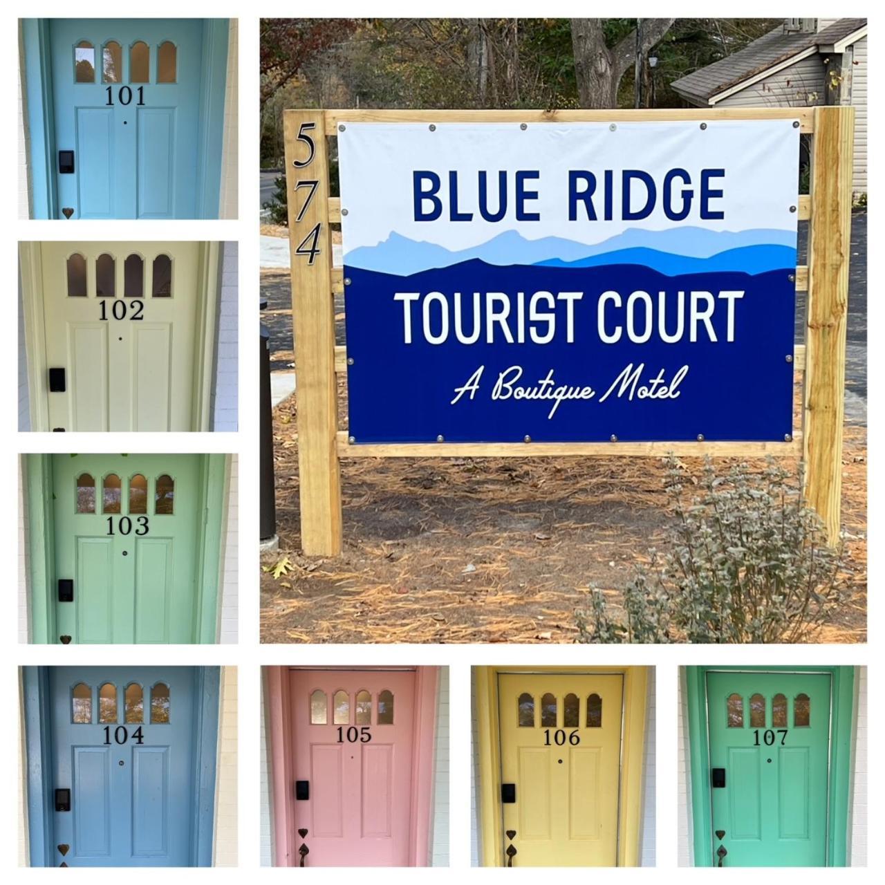Мотель Blue Ridge Tourist Court Бун Екстер'єр фото